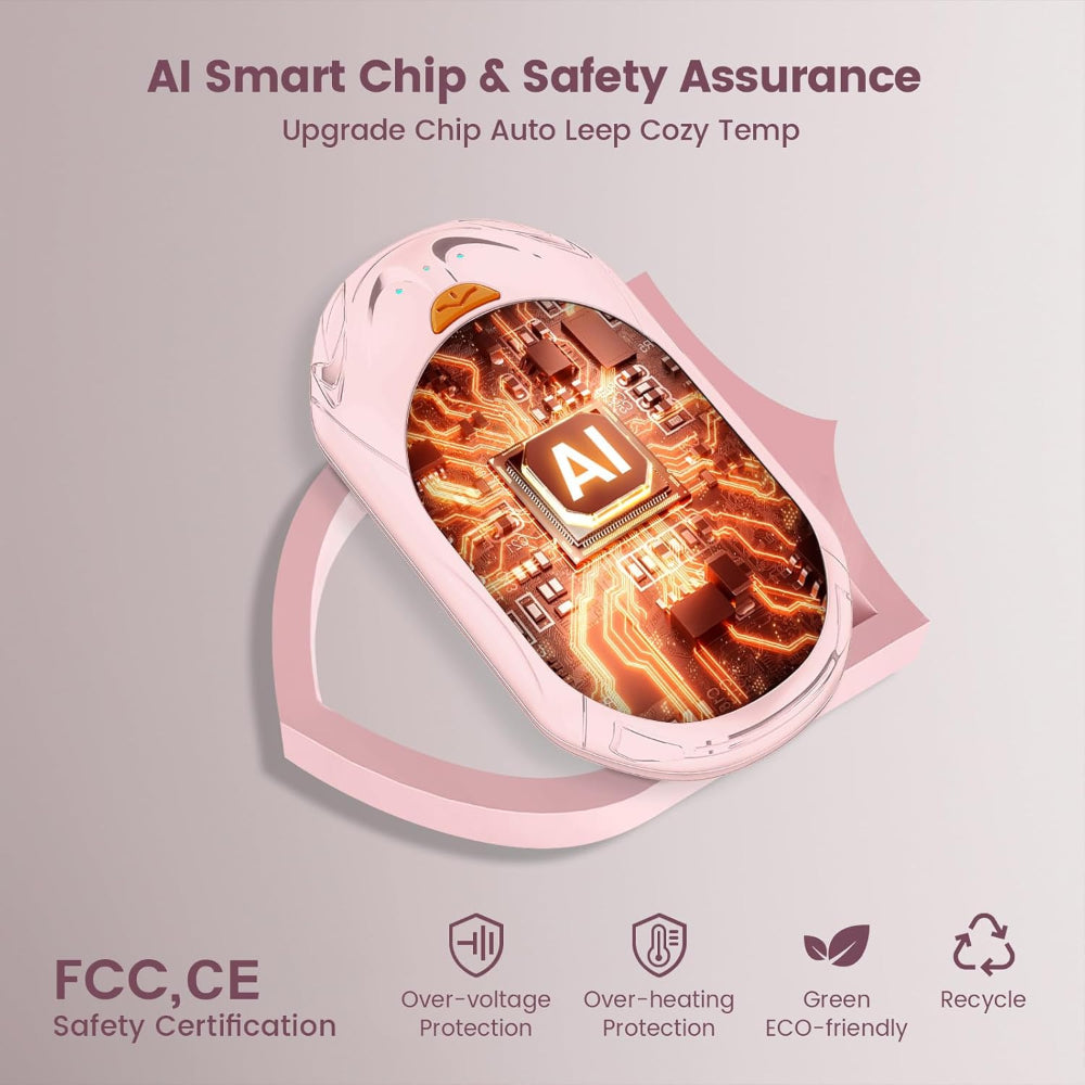 Portable Rechargeable Hand Warmers Heating Set