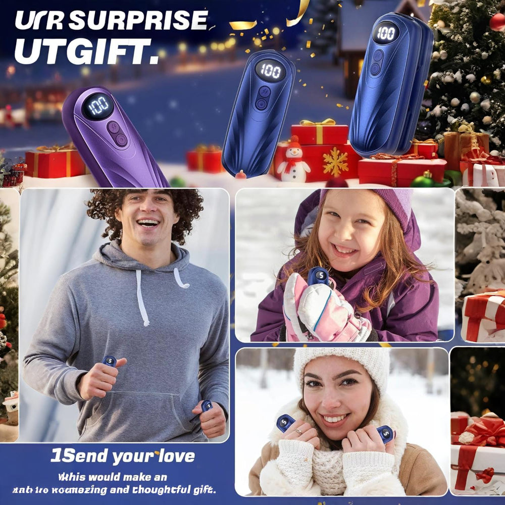 Portable Reusable Hand Warmers Heating Pack Set
