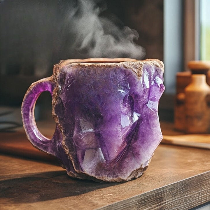 Elegant Crystal Mug - Unique Handmade Luxury Cup
