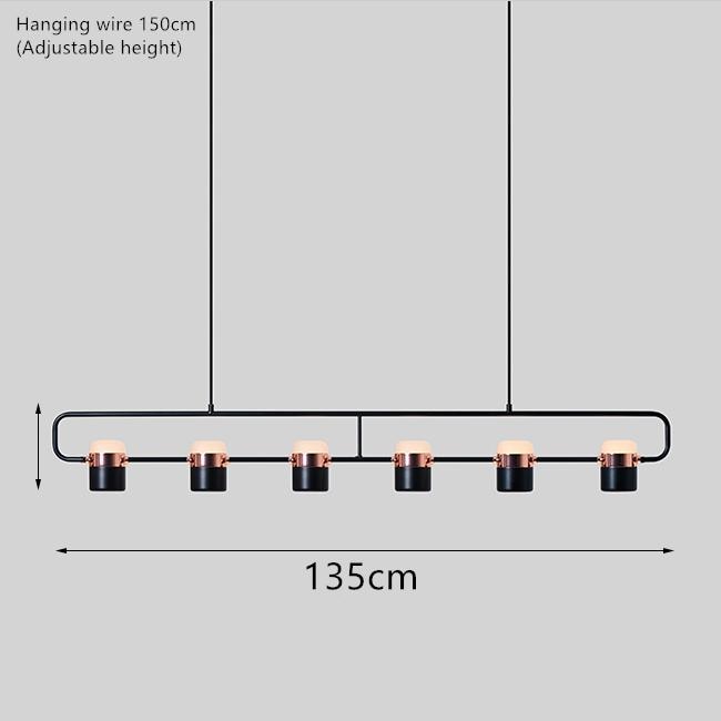 Modern Multi Head Pendant Light Fixture