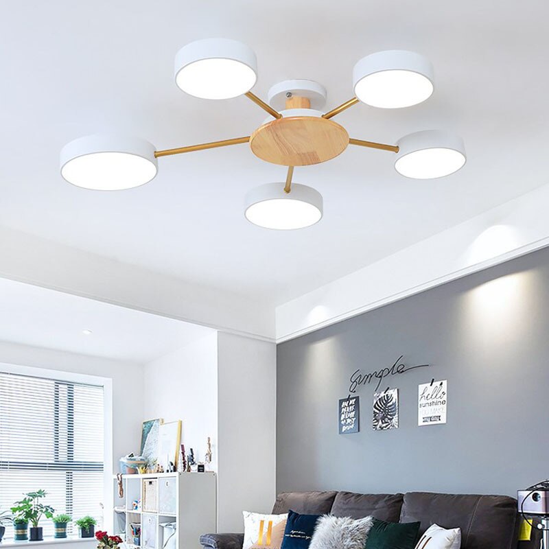 Contemporary Sleek LED Chandelier Light