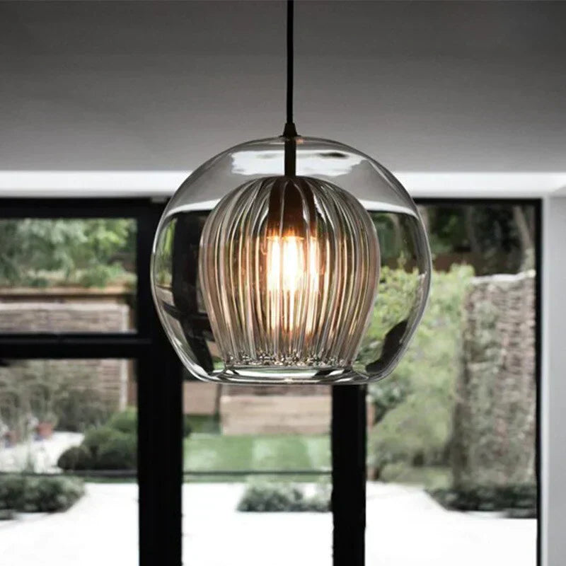 Elegant Clear Drop Pendant
