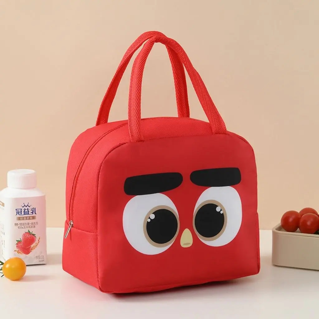 Lightweight portable lunch bag with comfortable handle, weighing only 85g for easy daily transport.
