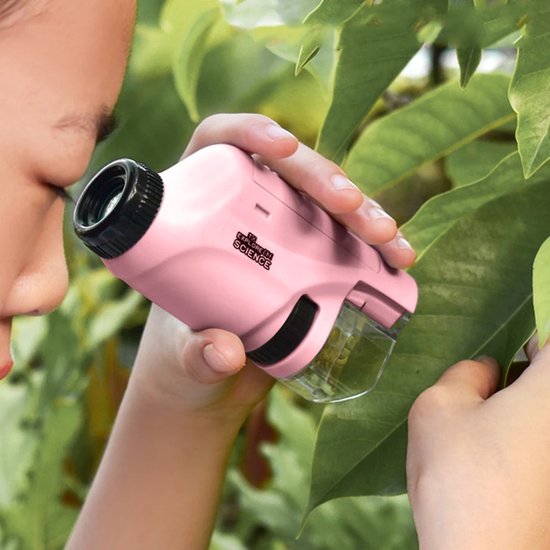 Kids’ Portable Microscope 60x-120x Magnification Educational Toy Durable Child-Friendly 6