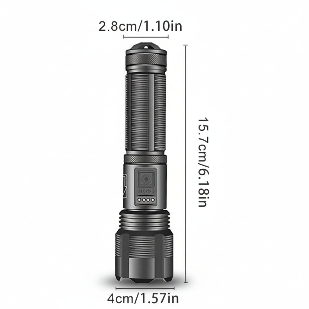 Bright Rechargeable LED Pocket Torch Light