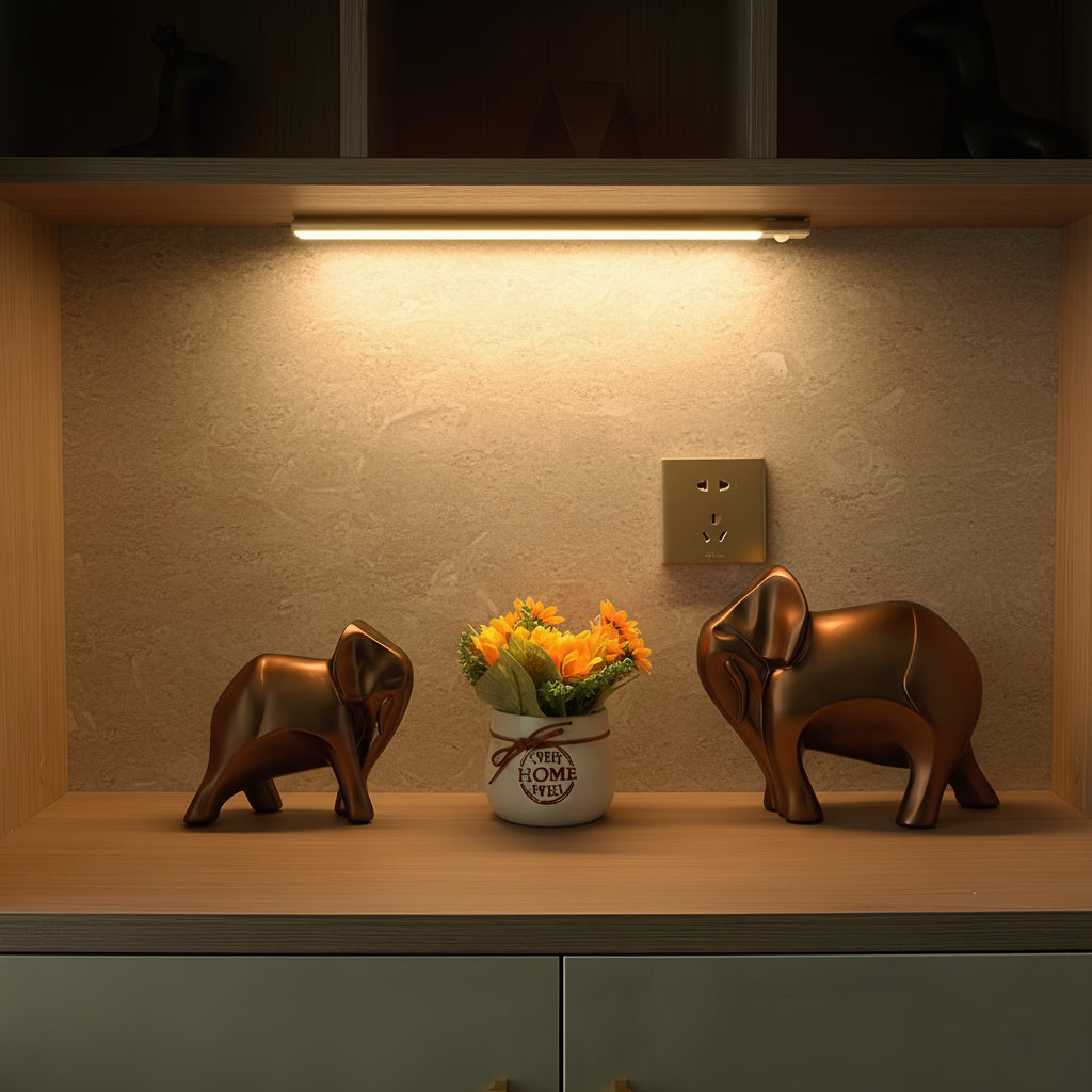 Bright Battery Powered Motion Nightlight with Adhesive Strip