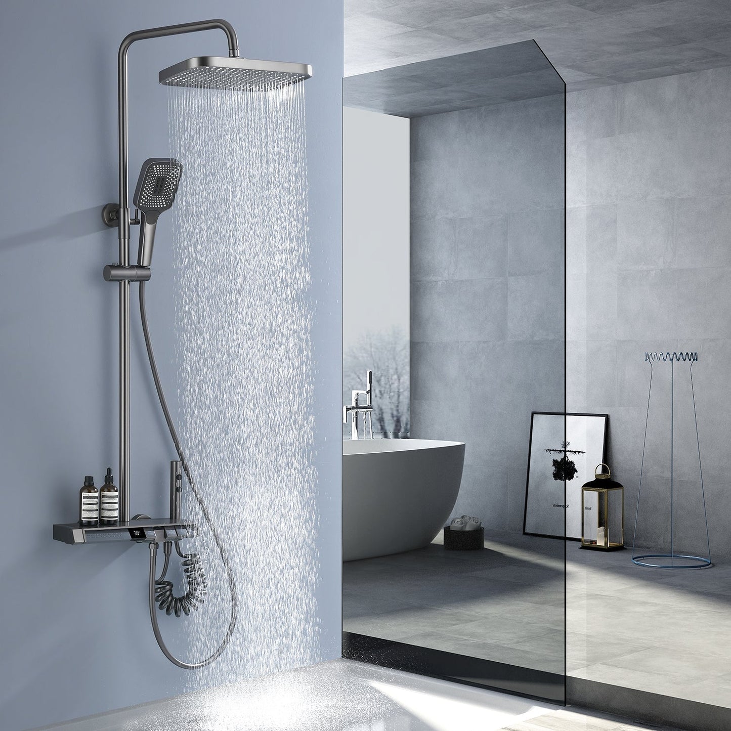 Advanced Digital Shower System with Temperature Control