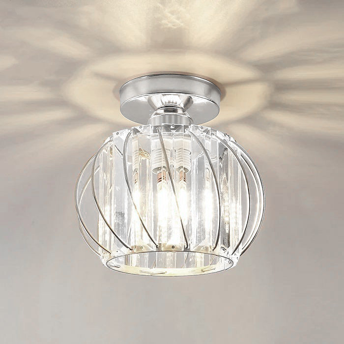 Luminara | Elegant Modern Metal and Glass Ceiling Lamp 10