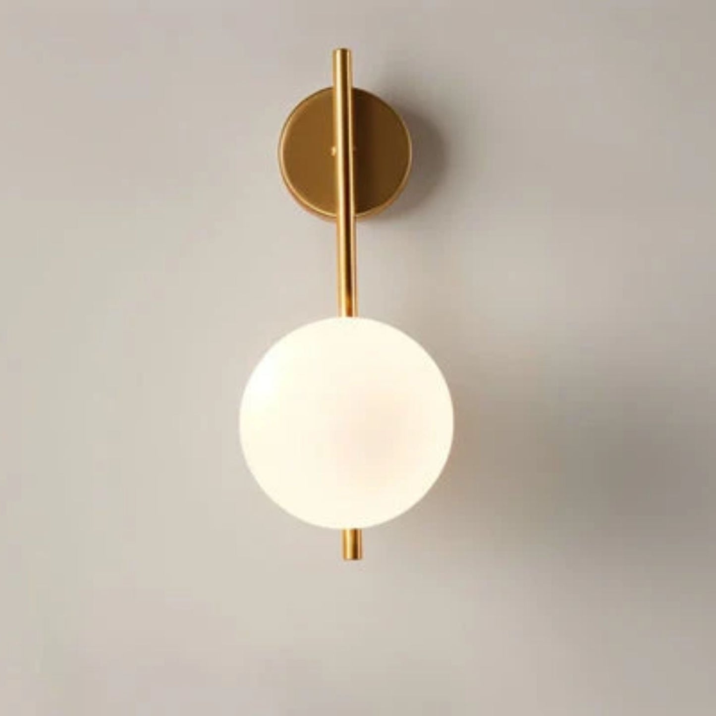 Luminara | Modern Elegant Metal Wall Sconce Lighting with Glass Shade 18