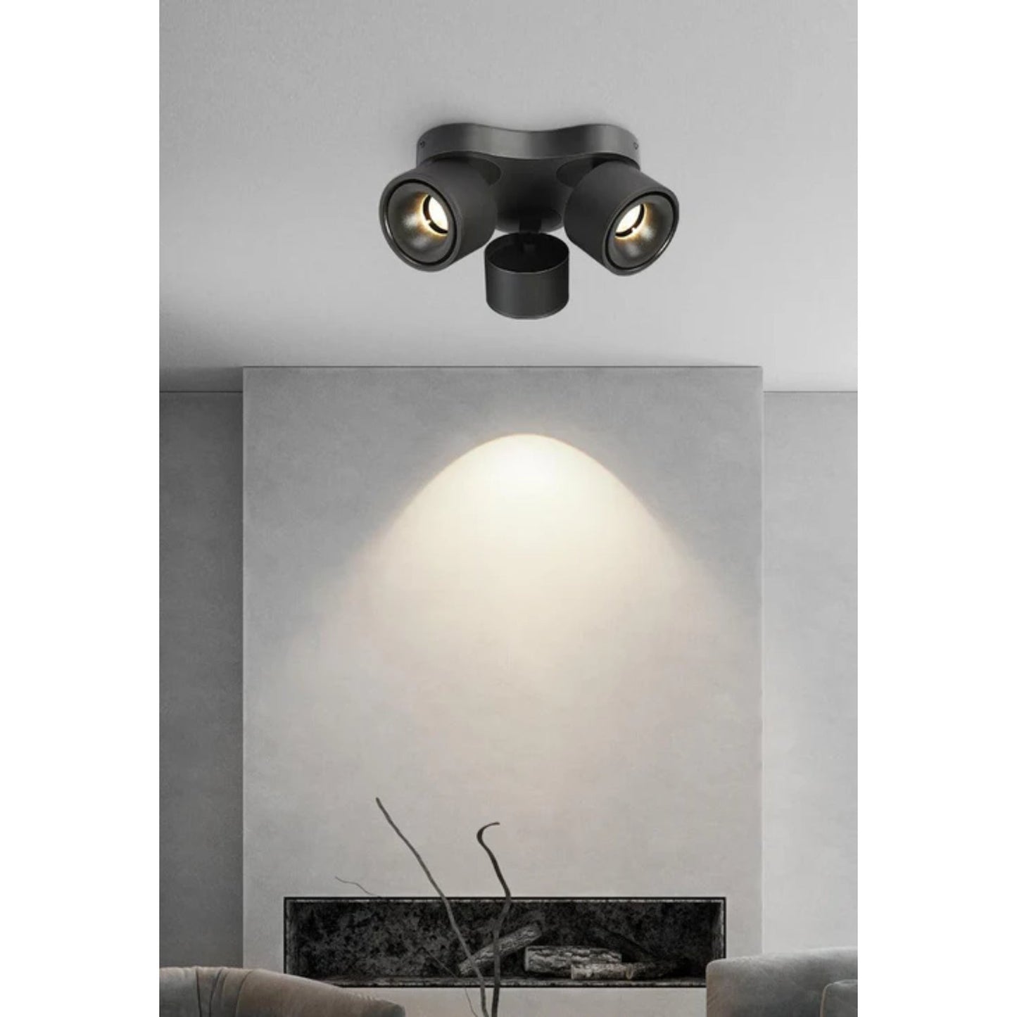 Luminara | Stylish Adjustable LED Flush Mount Ceiling Light Fixture 9