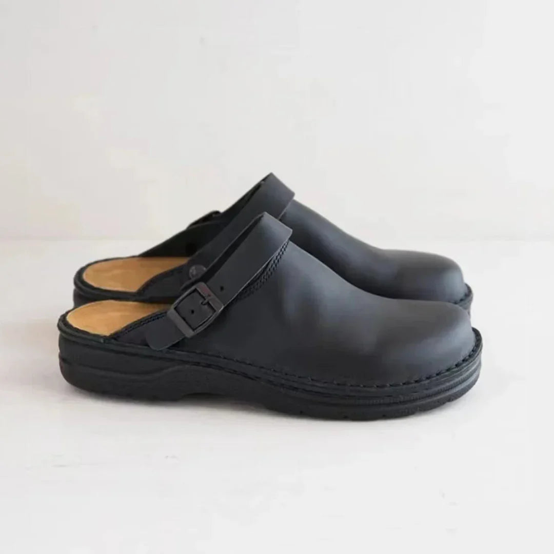 LuxuraFaux | Stylish Comfortable Men's Moccasin Slippers for Home Relaxation 3