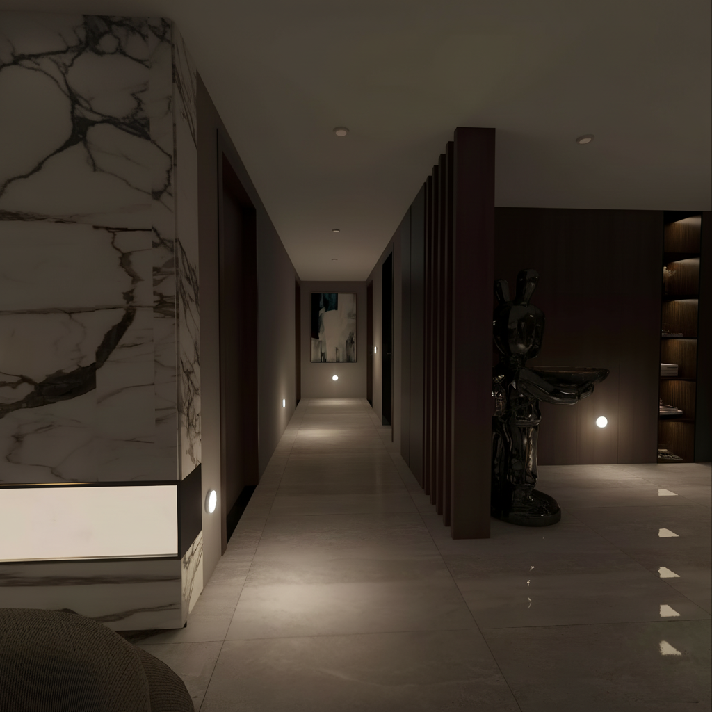 Automatic LED Nightlight for Hallway Stairs Bedroom