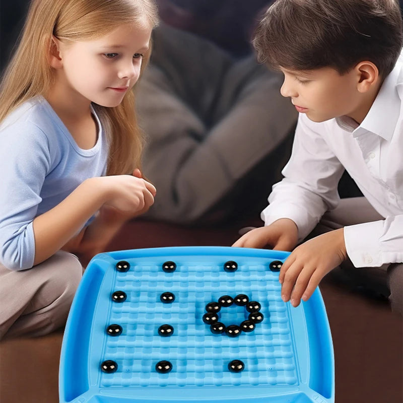 Portable Travel Chess Game with Strong Magnetic Pieces - Lusomart