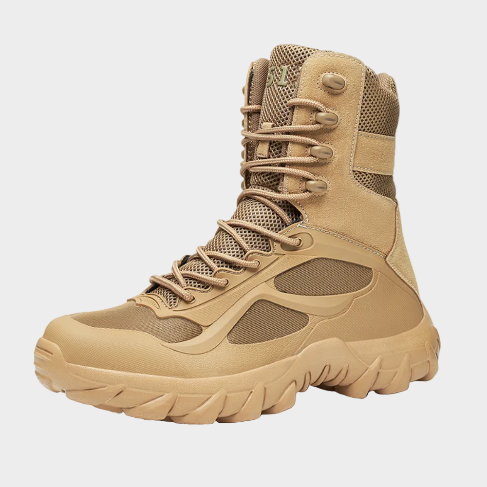 Rugged Men's Hiking Boots Ankle Support Shoes