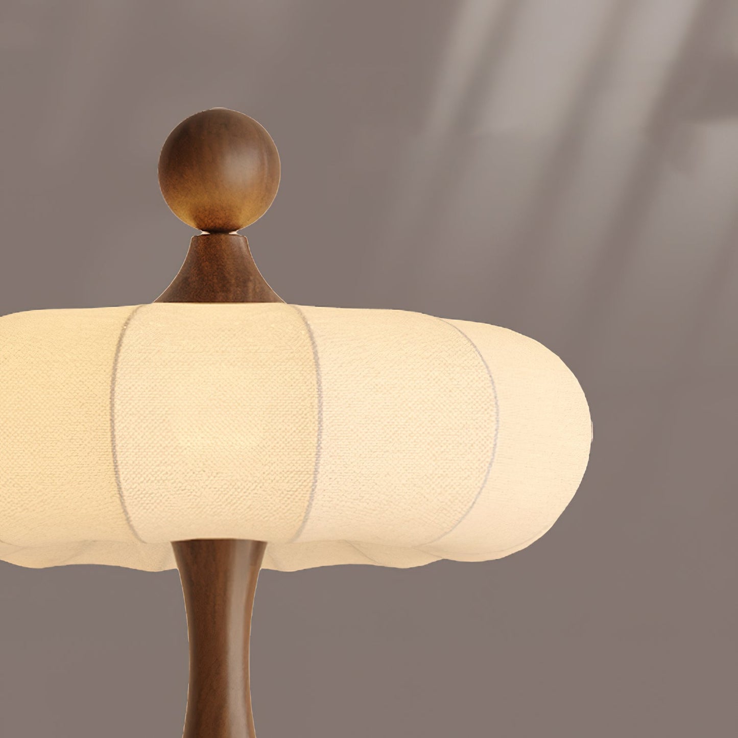MifolaWood | Stylish Modern Fabric Floor Lamp with Natural Elegance 6