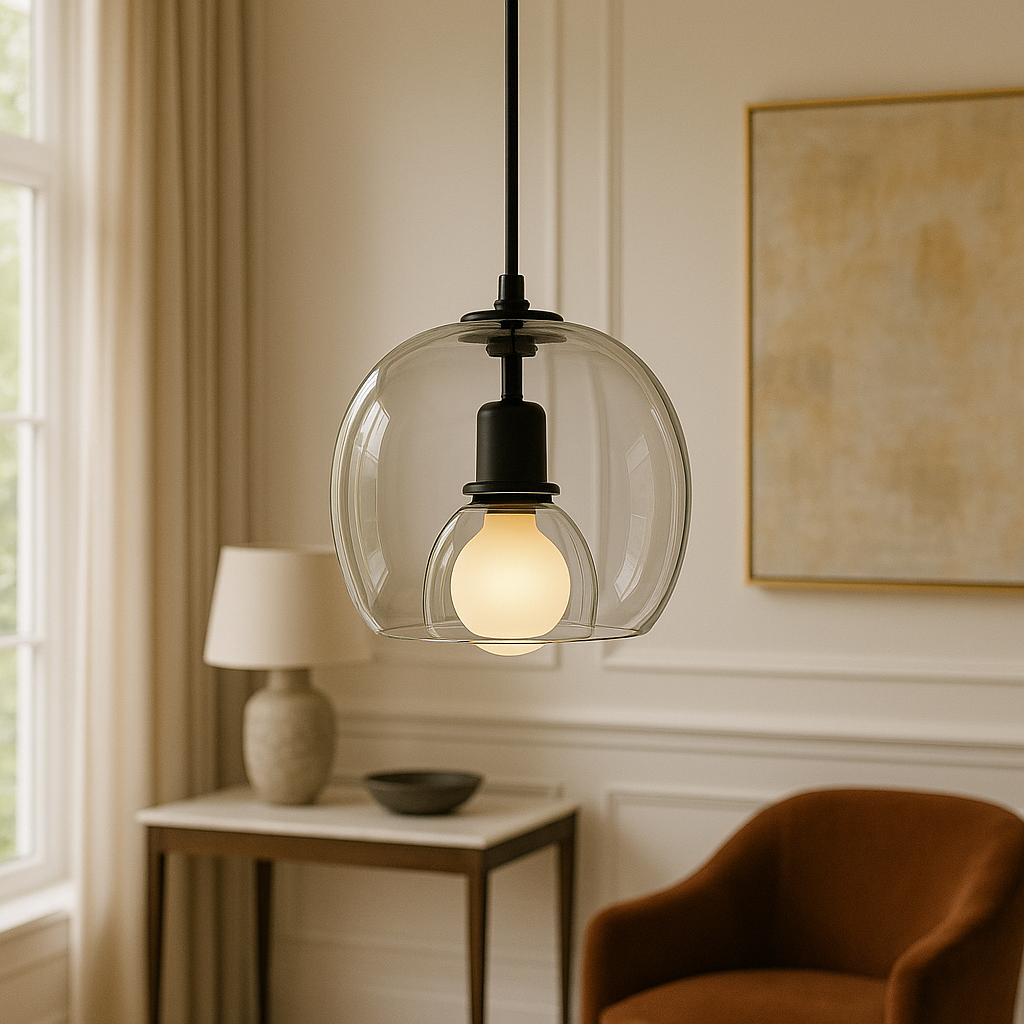 Warm Home Pendant Lamp with Soft LED Lighting