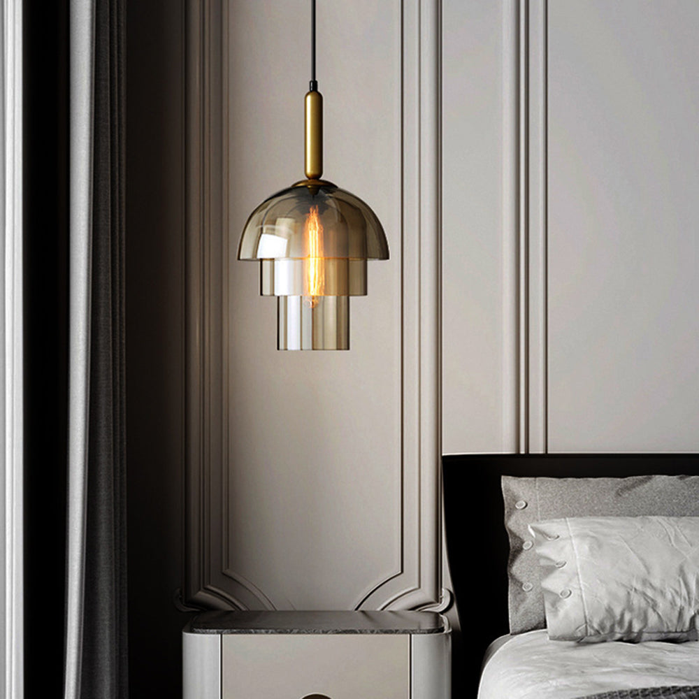 Modern Simple Glass Dome Ceiling Pendant Lights 8