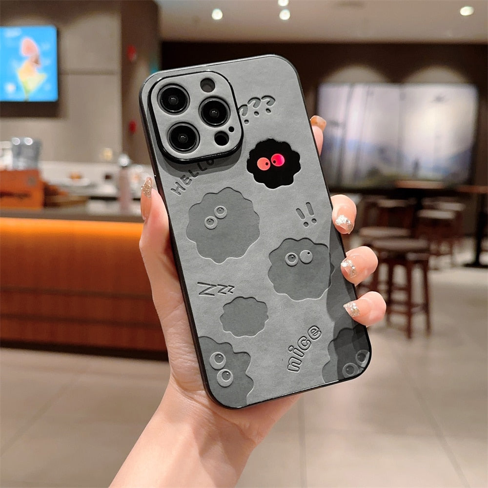 MonsteraGuard | Stylish Playful Shockproof Leather iPhone Case 9