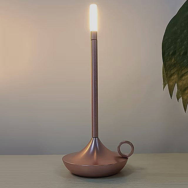 Contemporary LED Table Lamp - Portable Dimmable Light