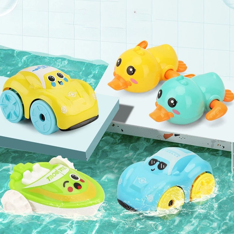 PaddleQuack – Floating duck bath toy with wind-up paddles and a molded body shape 8