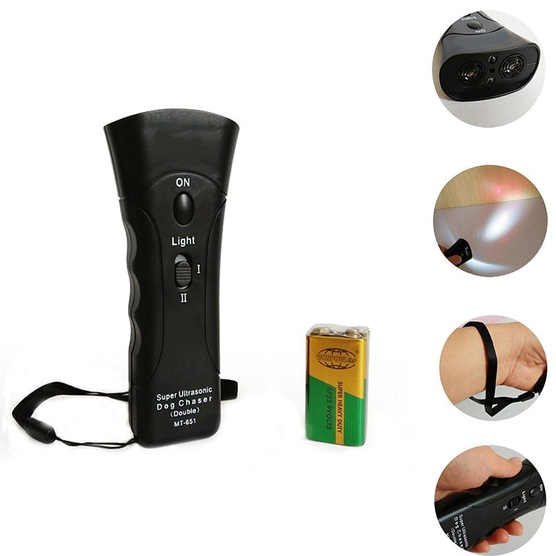 Effective Dog Bark Stopper with LED Light