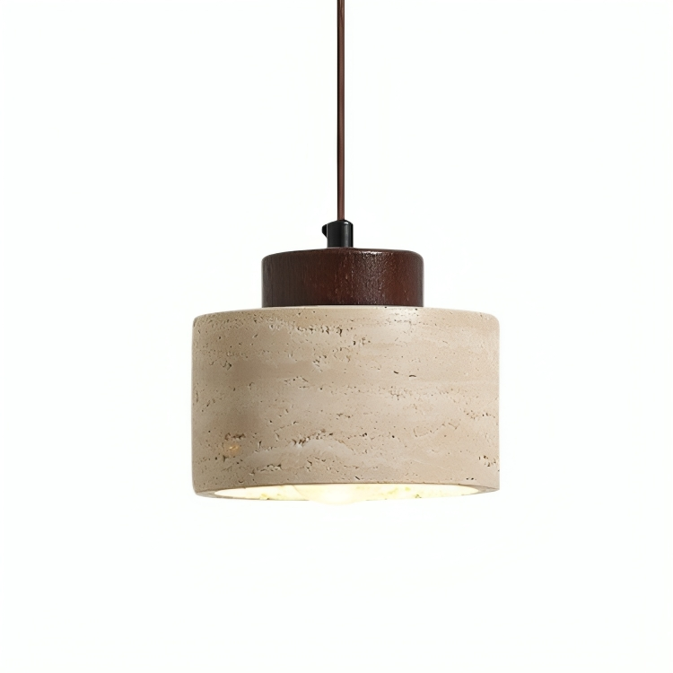 Pendrel | Travertine-Inspired Stone Pendant Light for Modern Homes 5