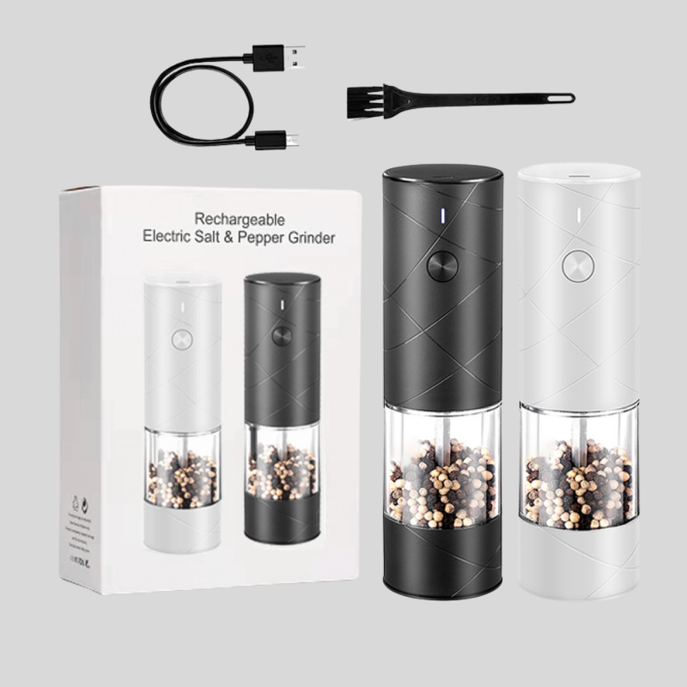 Automatic Salt Pepper Mill with LED Light