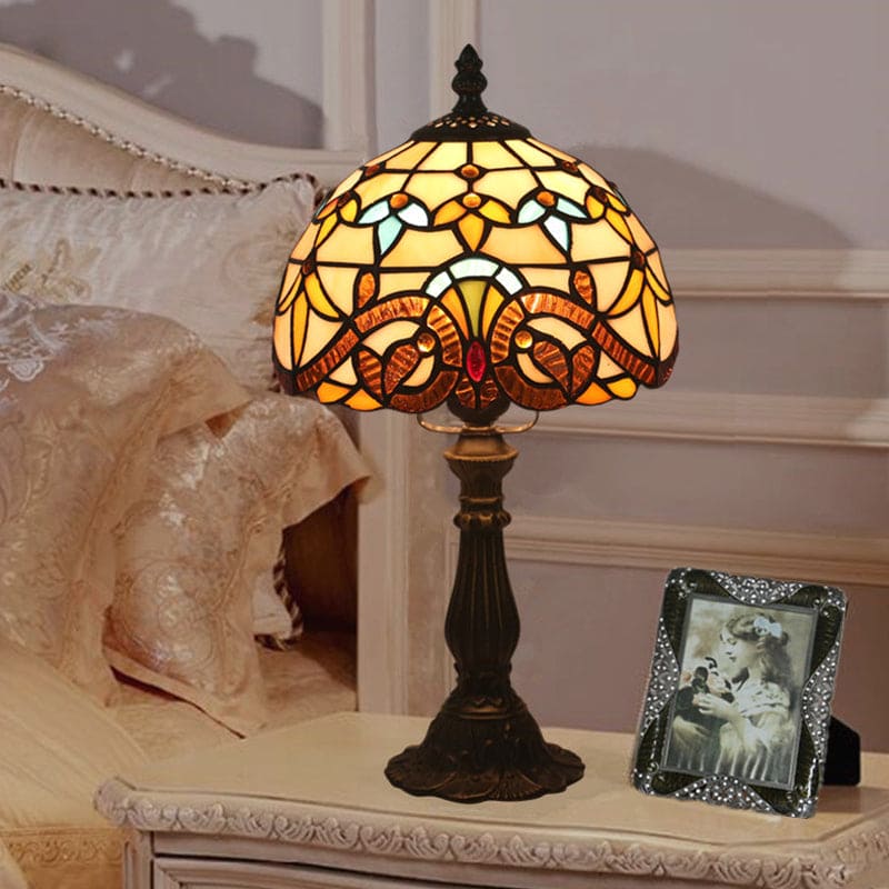 RadiantTints – Colored Glass Tiffany Lamp 6