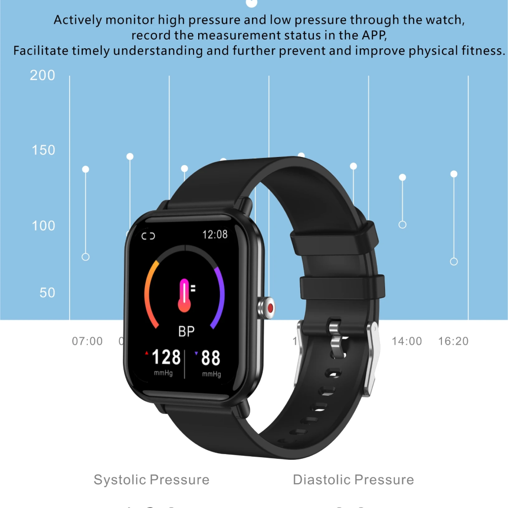 Waterproof Fitness Smartwatch for Android and iOS