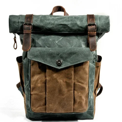 Classic Leather Backpack Bag