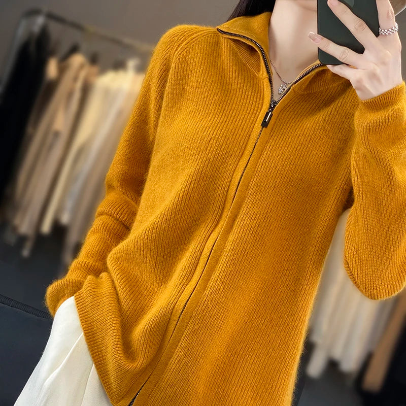 Soft Cashmere Open Cardigan | Relaxed Fit Knit