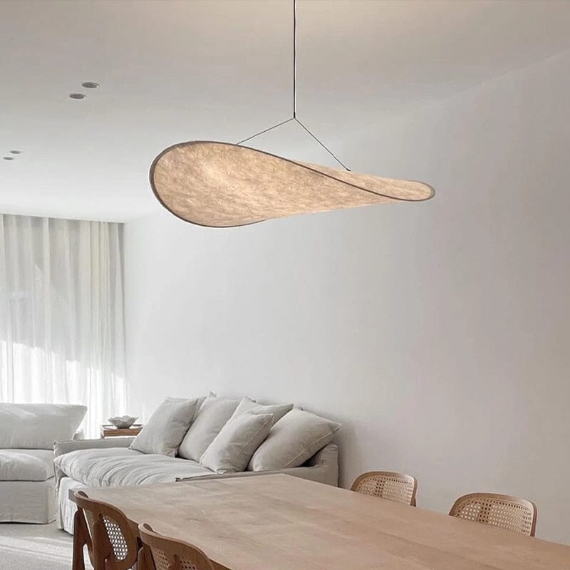 Luxury Silk Pendant LED Chandelier With Soft White Glow