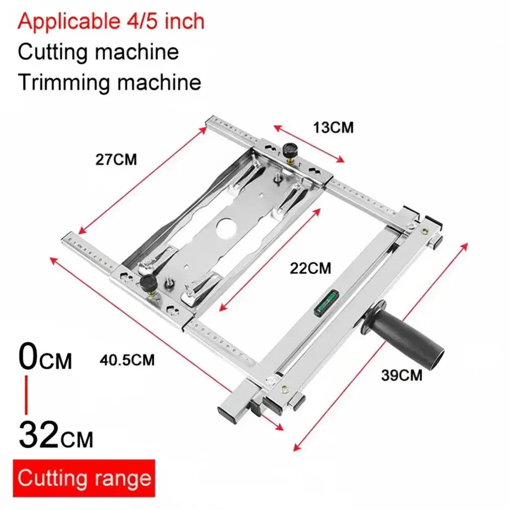 Accurate Cutting Guide Rail System for Circular Saws