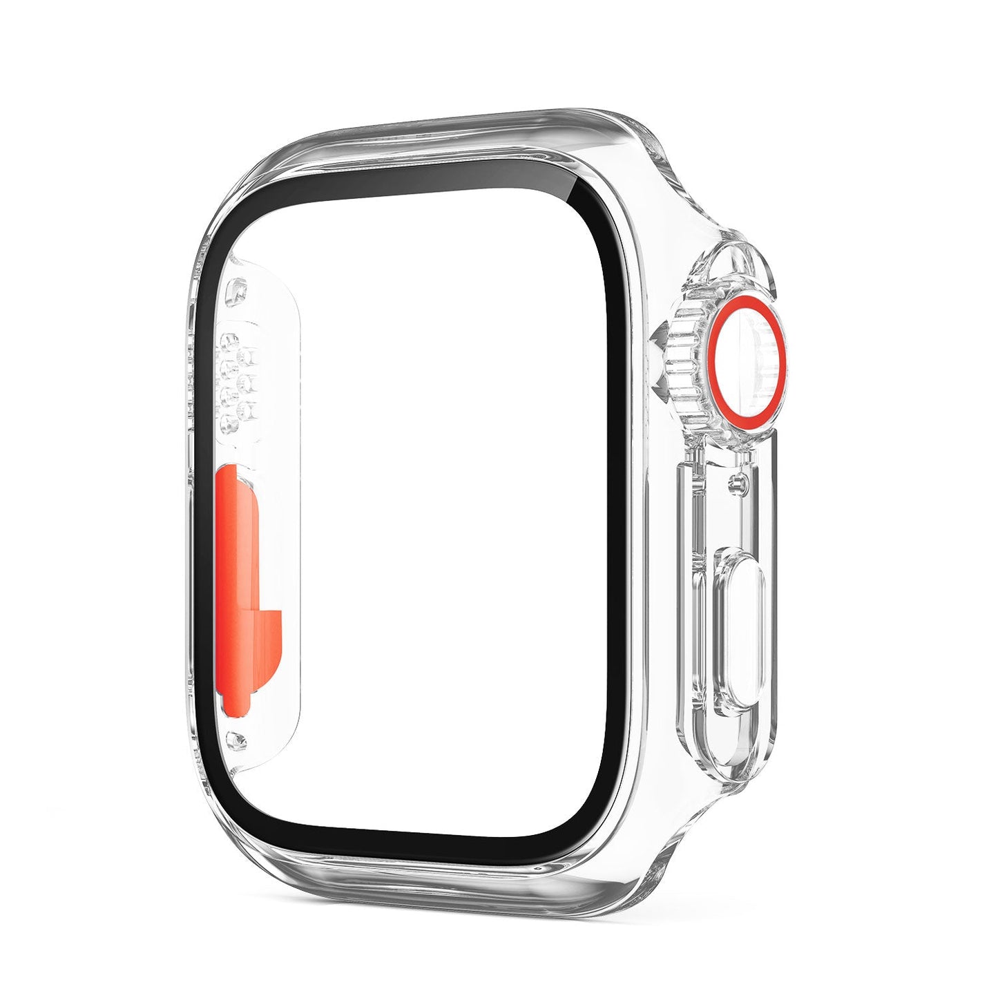 Clear Protective Phone Case with Glass Screen Shield