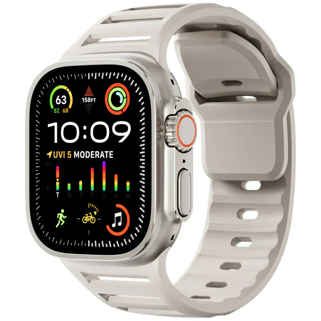 Comfortable Soft Silicone Band for Apple Watch Pro