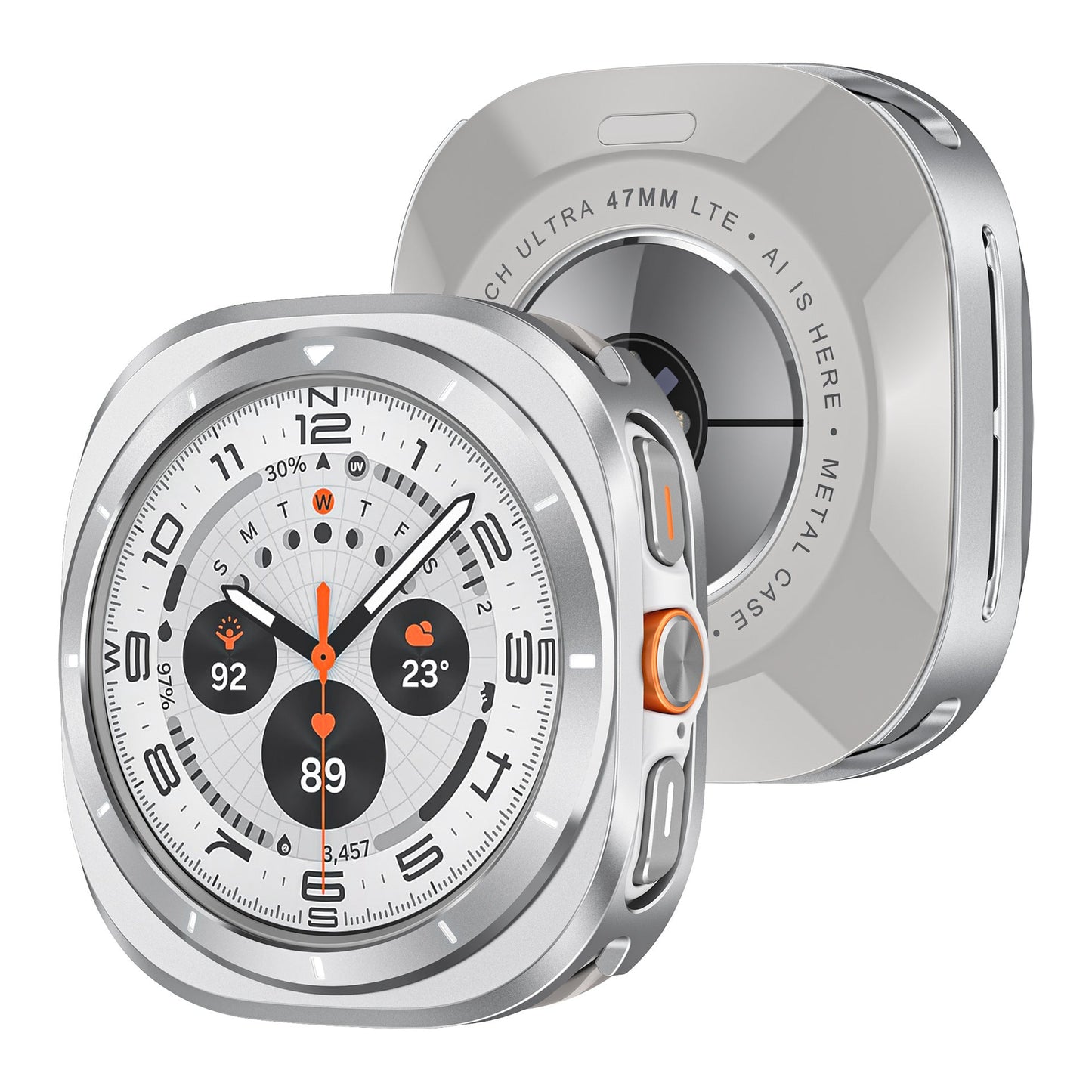 Durable 360 Case for Samsung Galaxy Watch Ultra Protection