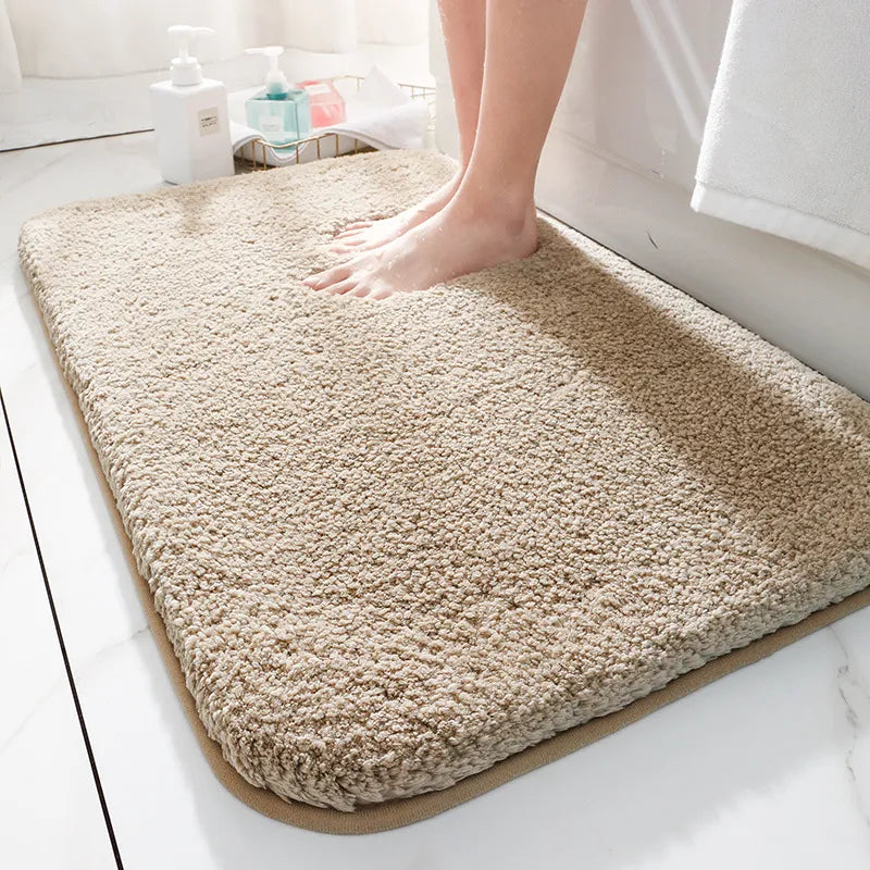 Soft Luxury Thick Bathroom Mat for Spa Comfort