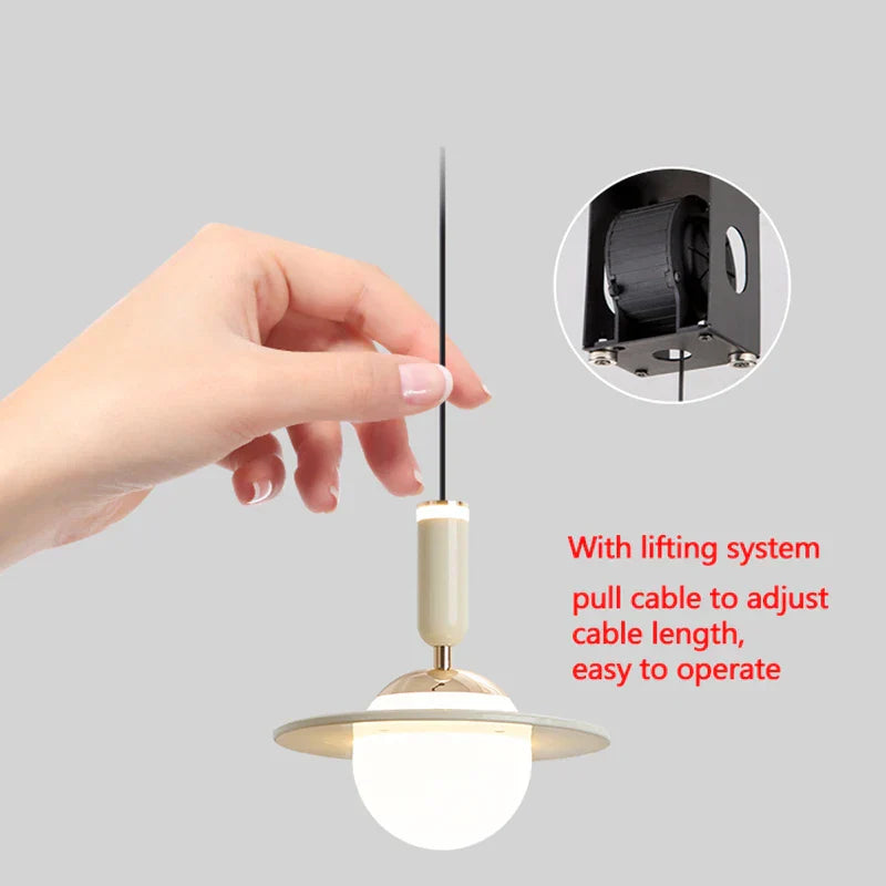 Vibrant Mini Globe LED Hanging Light