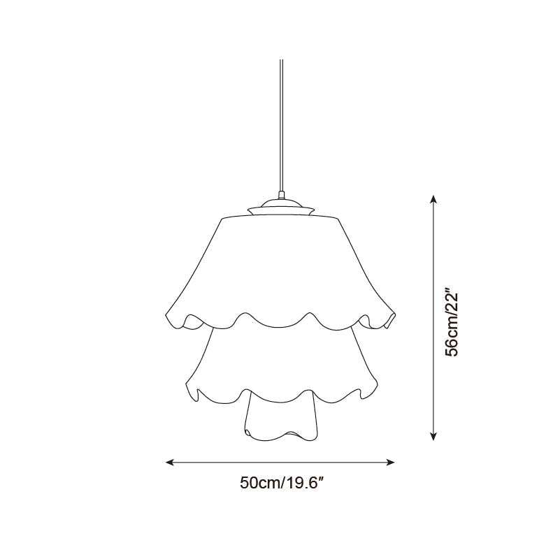 Savena | Elegant Pleated Fabric Kitchen Pendant Lighting for Cozy Interiors 5