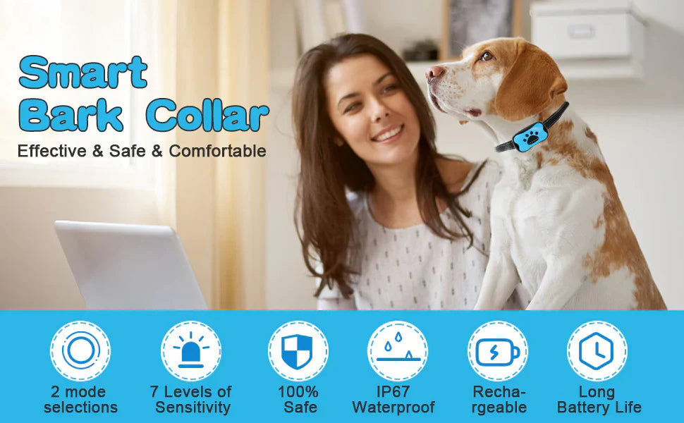 Advanced Anti Bark Dog Collar With Intelligent Sensor