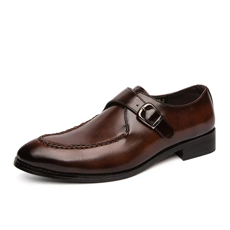 Luxury Mens Genuine Leather Slip On Shoes