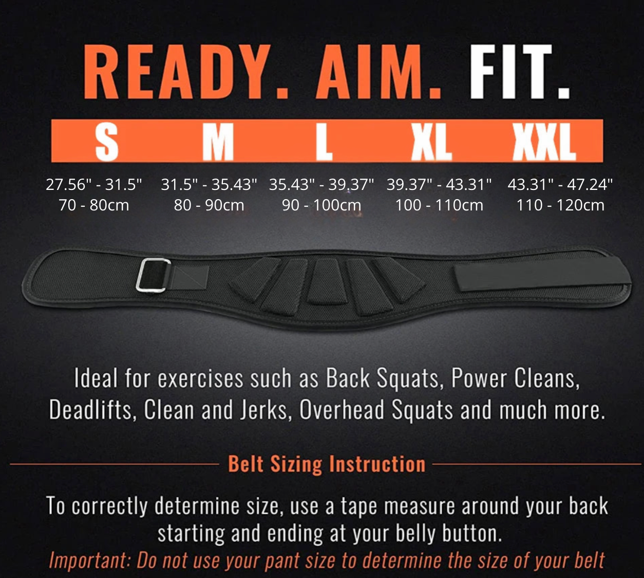 Heavy Duty Weightlifting Back Support Belt