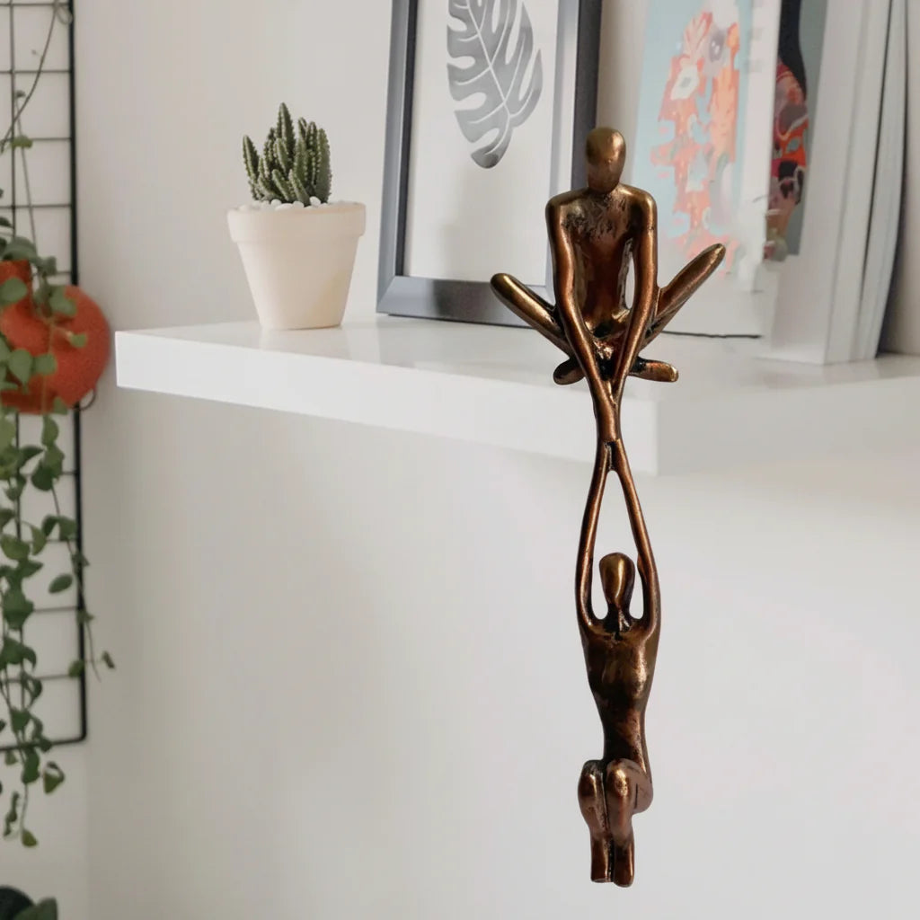 Lovely Figurine Resin Lovers Wall Decoration