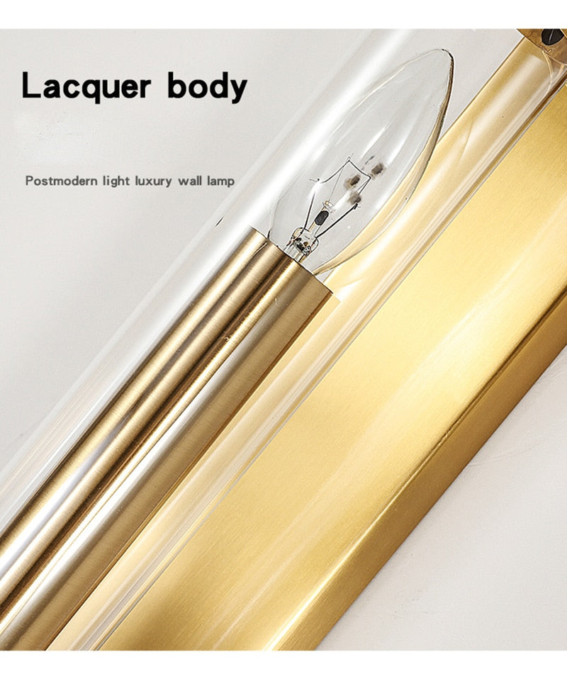 Luxury LED Gold Sconce Light For Home Walls