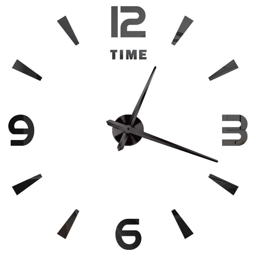 Luxury Golden Acrylic Wall Clock
