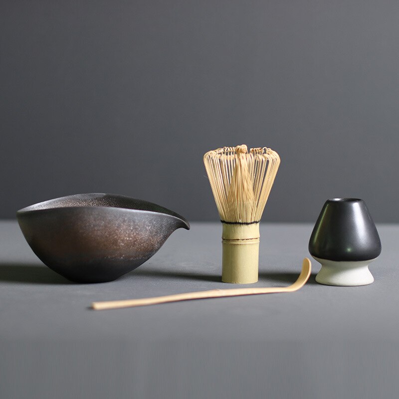 Simple Japanese Ceramic Matcha Tea Set