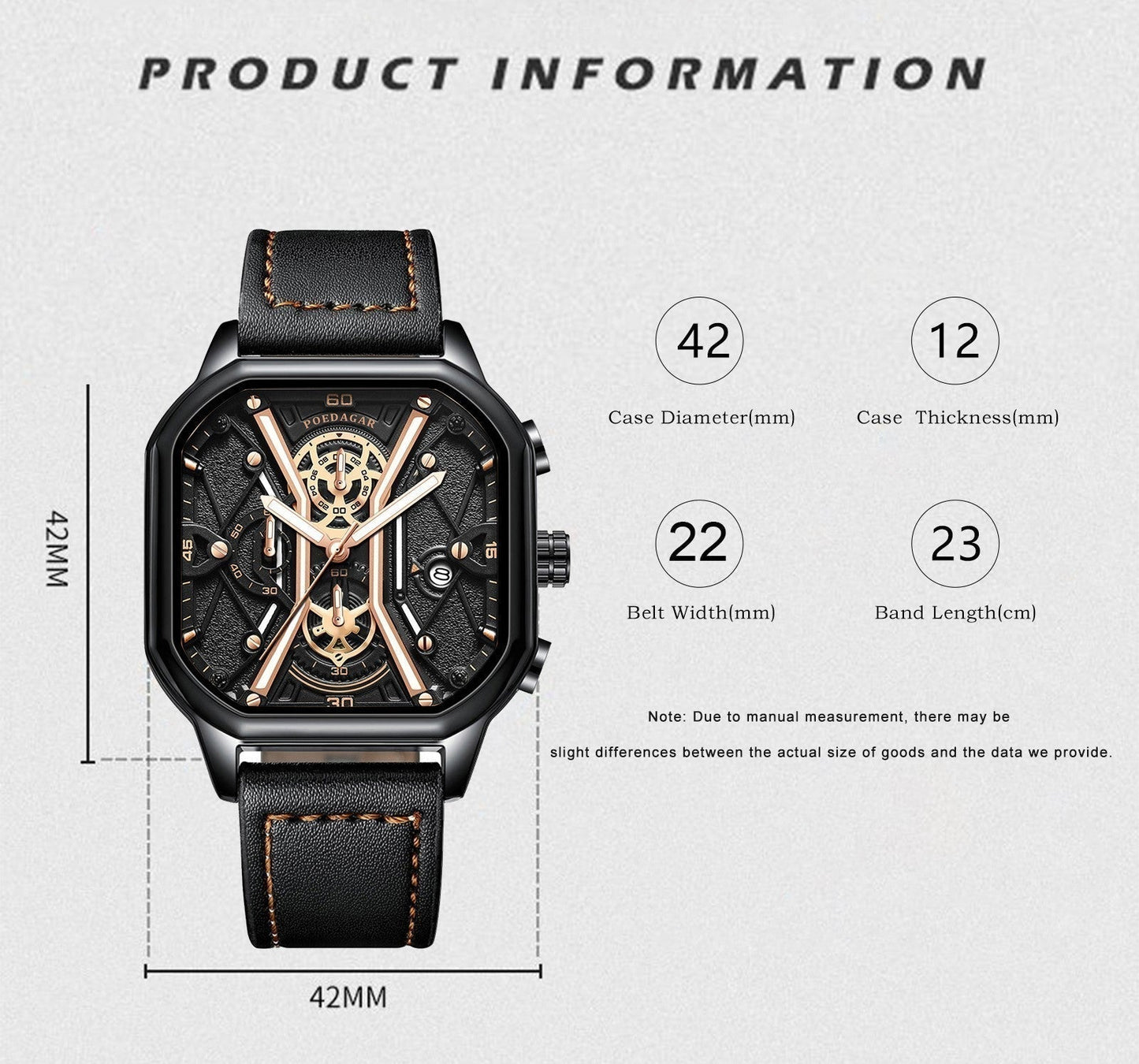 Stylish Men's Analog Quartz Watch