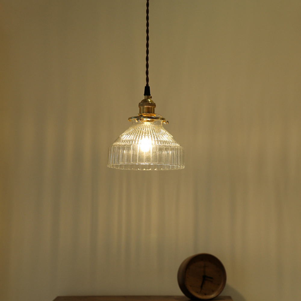 Silvessa | Elegant Vintage Copper Glass Kitchen Pendant Lighting 7