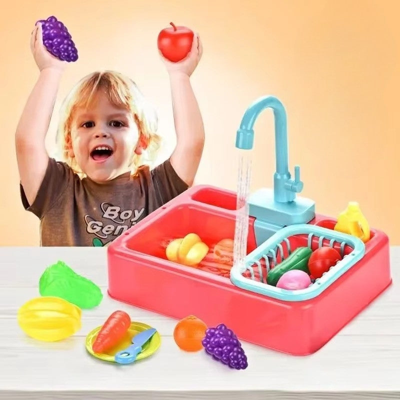 SinkSprout – Mini Throwing Playset with Tap and Vegetable Toys 4