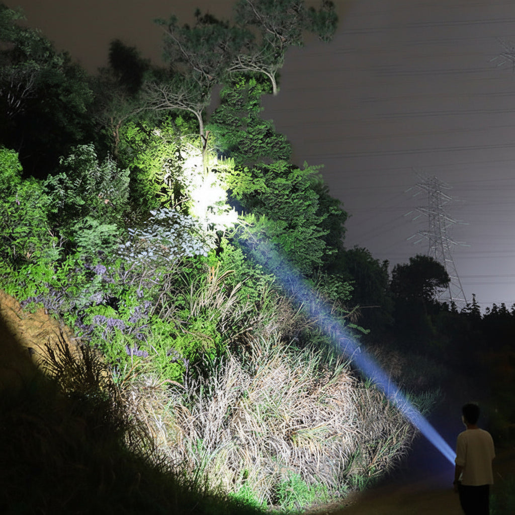 Durable LED Rechargeable Pocket Flashlight Outdoor Torch